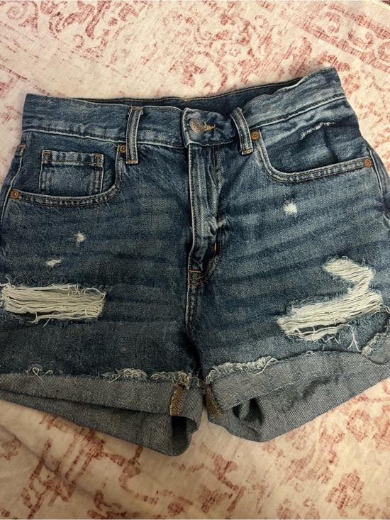Aeropostale Pants - Aeropostale Distressed Blue Denim Jean Shorts